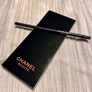 Chanel Notepad and Pencil.